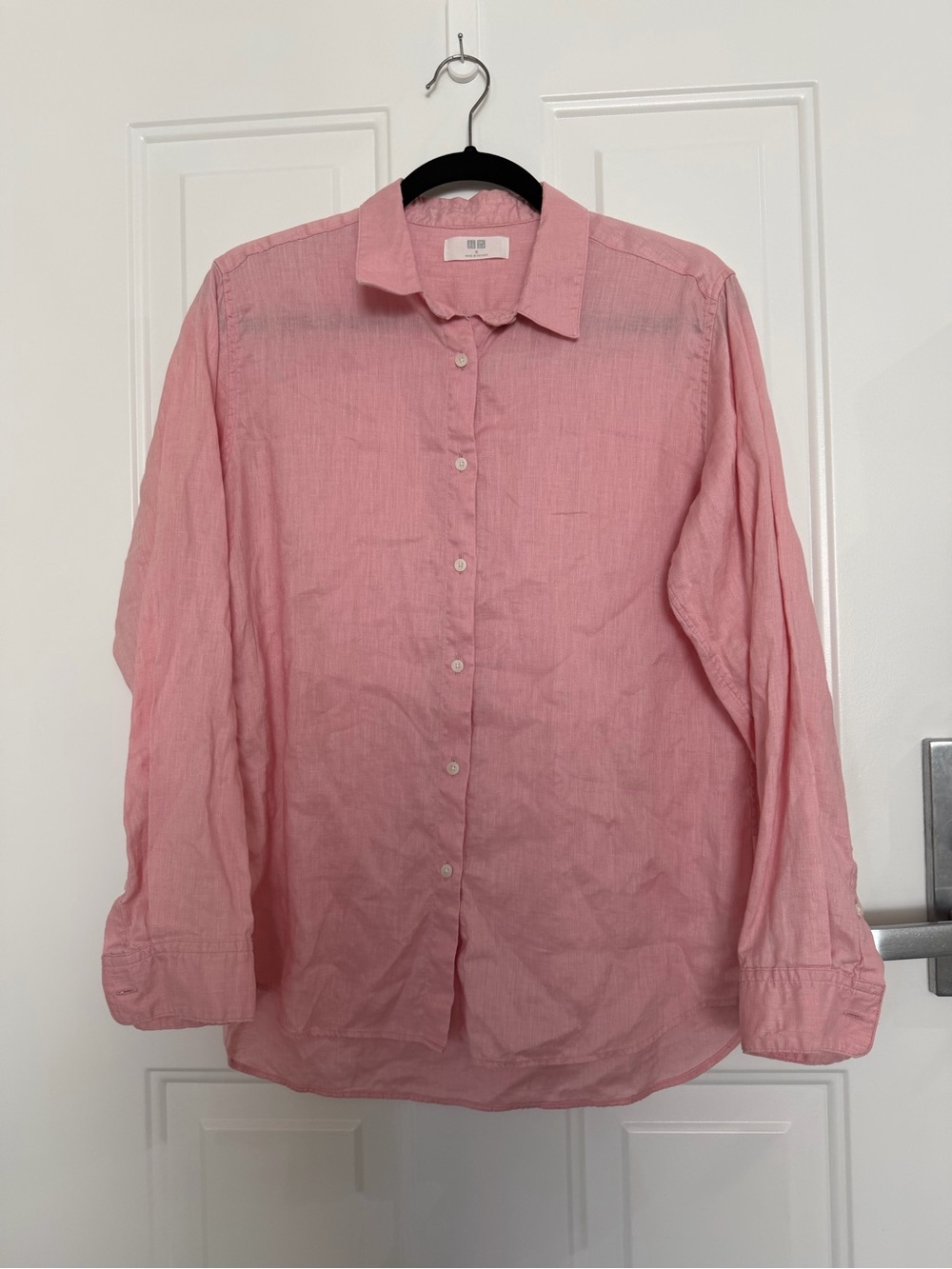 Women’s Pink Button-Down Shirt